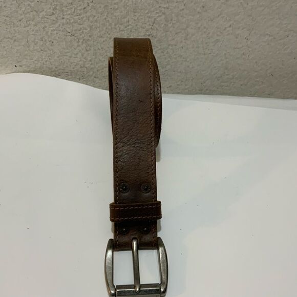 Levi’s Leather Belt Brown Leather large 38-40 - Picture 1 of 9